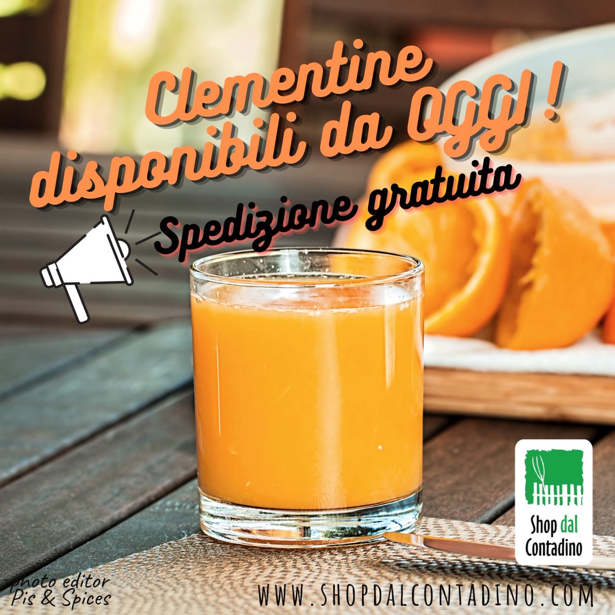 Shopcontadino's tweet photo. ‼️CLEMENTINE CALABRESI‼️ 
📣SPEDIZIONE GRATUITA in TUTTA ITALIA📣 
Acquista ora
🧡Clementine Calabresi Calibro Medio Grande
--->https://t.co/ERg6iJAsSB
🧡Clementine Calabresi Calibro Piccolo
--->https://t.co/WQGe9gtE9q
📣 SPEDIZIONE GRATUITA in TUTTA ITALIA
#18ottobre #campagna https://t.co/2i9E77UCCP