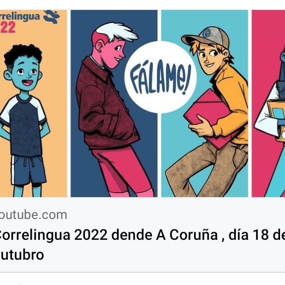 Hoxe celebramos no Centro Ágora o #Correlingua. Se alguén quere velo desde a casa, traballo ou o lugar no que se atope, esta é a ligazón:  m.youtube.com/watch?v=B3utqX…
