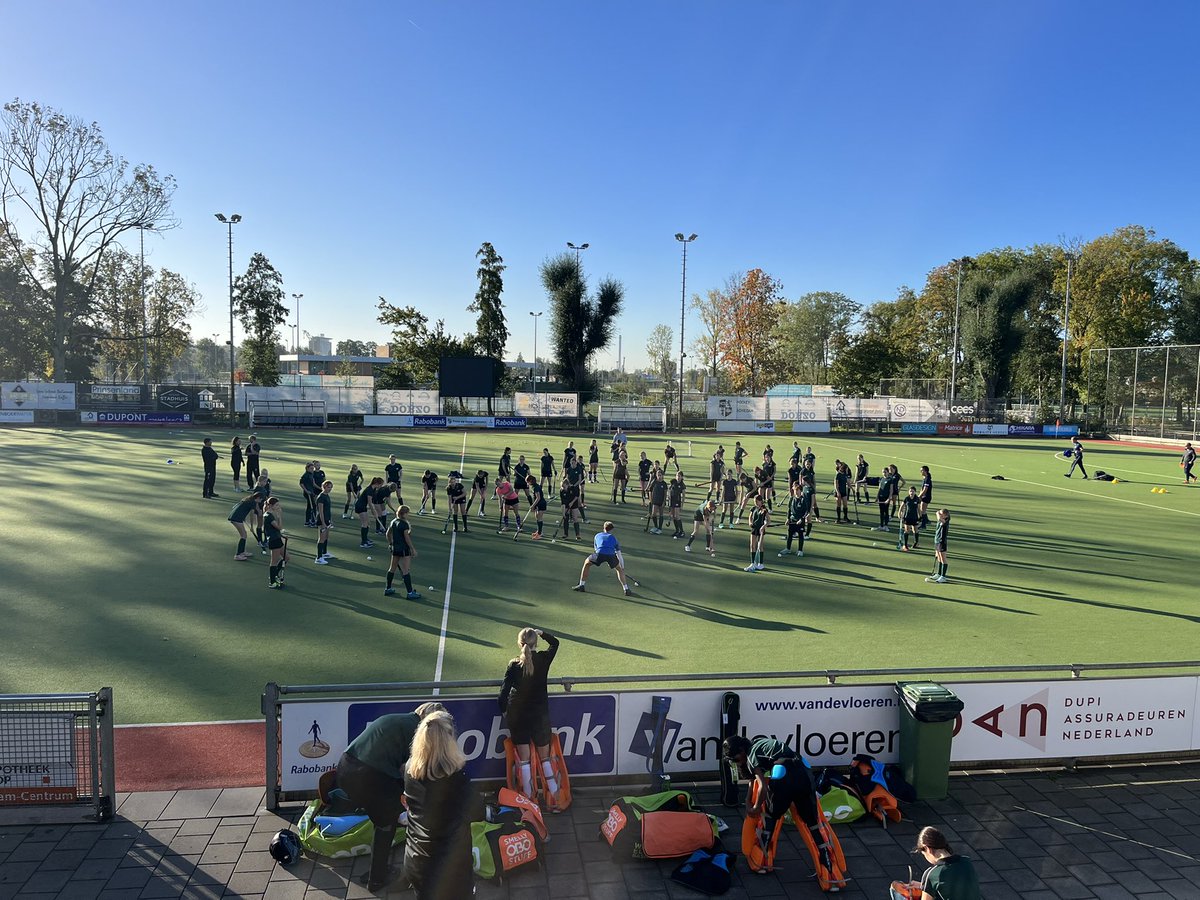 stjohnshockey's tweet photo. Session one underway, focusing on skills before this evening’s games. Thank you Schiedam for hosting us @stjohnssport @StJohnsSurrey https://t.co/XRRTUynq9u