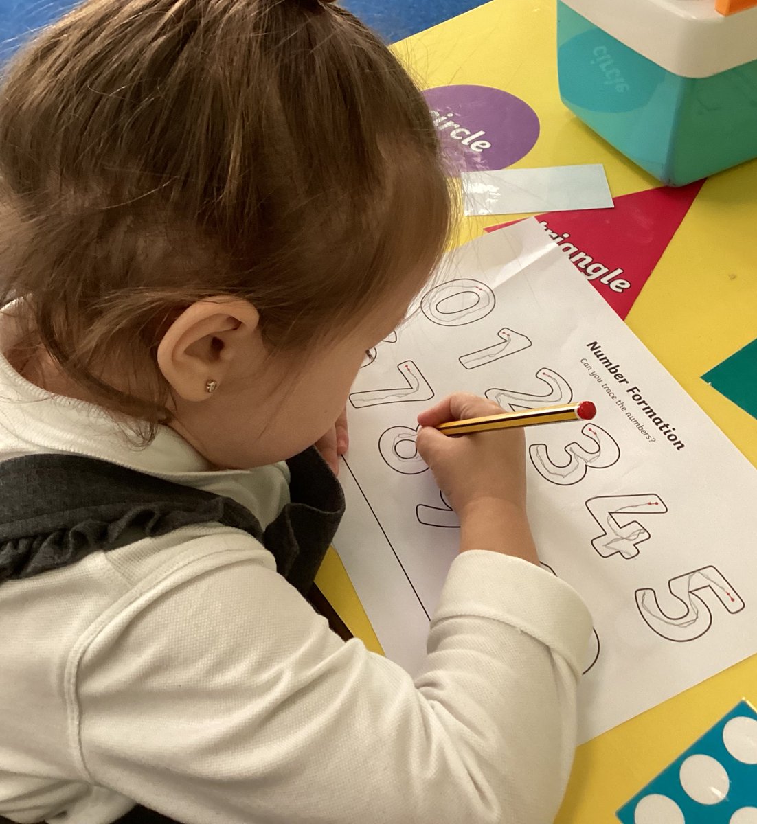 WyvilPrimary's tweet photo. Nursery have been practising their number formation. Well done for trying your best! βοΈ #wyvilvalues https://t.co/B3sSFOHLYx
