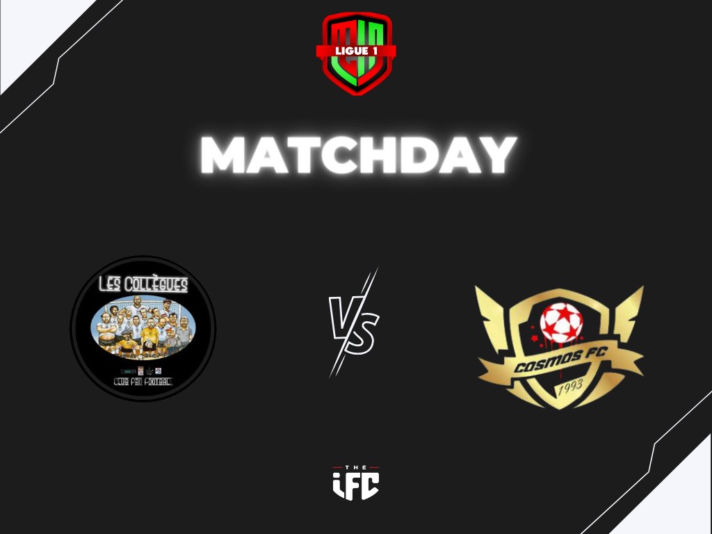 tris_lec's tweet photo. 🎮𝑴𝒂𝒕𝒄𝒉𝒅𝒂𝒚 | @JURIAN_HULK
⚽️ @LesColleguess reçoit #cosmosfc en #Ligue1 !
🤜𝘘𝘶𝘪 𝘭'𝘦𝘮𝘱𝘰𝘳𝘵𝘦𝘳𝘢 ? https://t.co/MqUAtFSetA