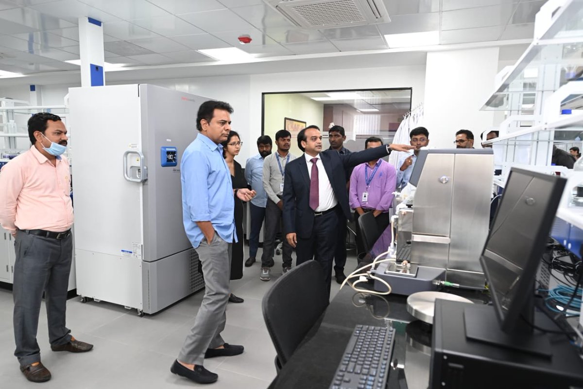 Minister @KTRTRS inaugurated Yapan Bio’s Process Development Facility today. Nandini Piramal, Chairperson, Piramal Pharma Ltd., Harinder S. Sikka, Group Director, Strategic Business, Piramal Enterprises Ltd. and Atin Tomar &amp; Nirav Desai, Founders of Yapan Bio were present.