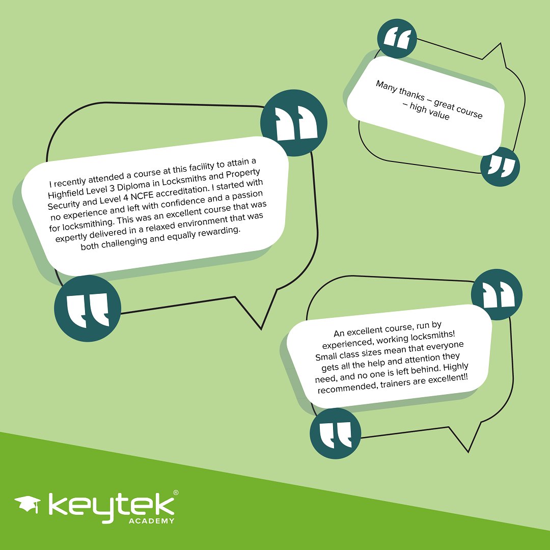 keytek_academy's tweet photo. Thinking about joining our course? Find out what others say about it now 💖
#locksmith #locksmithacademy #reviews https://t.co/evHQry0xYx