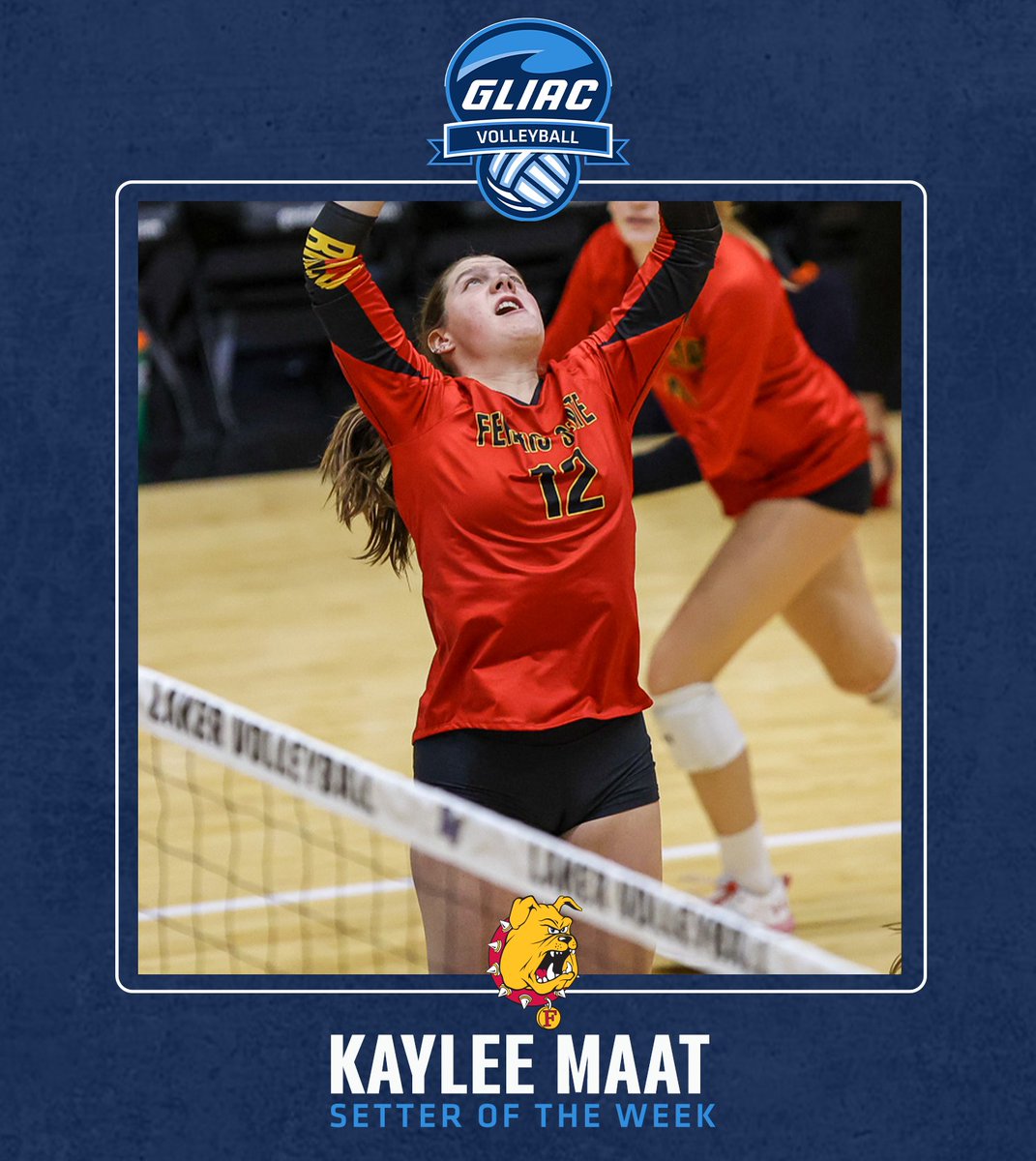 GLIACsports's tweet photo. 𝗚𝗟𝗜𝗔𝗖 𝗩𝗼𝗹𝗹𝗲𝘆𝗯𝗮𝗹𝗹 𝗣𝗹𝗮𝘆𝗲𝗿𝘀 𝗼𝗳 𝘁𝗵𝗲 𝗪𝗲𝗲𝗸

OFF - Claire Nowicki // FSU
⁣⁣⁣
DEF - Carissa Beyer // MTU

SET - Kaylee Maat // FSU
⁣⁣⁣
🔗 https://t.co/lChIytoVuH
⁣⁣⁣
#WhereChampionsCompete #GLIACVB🏐 https://t.co/0Q6T0xh9nh
