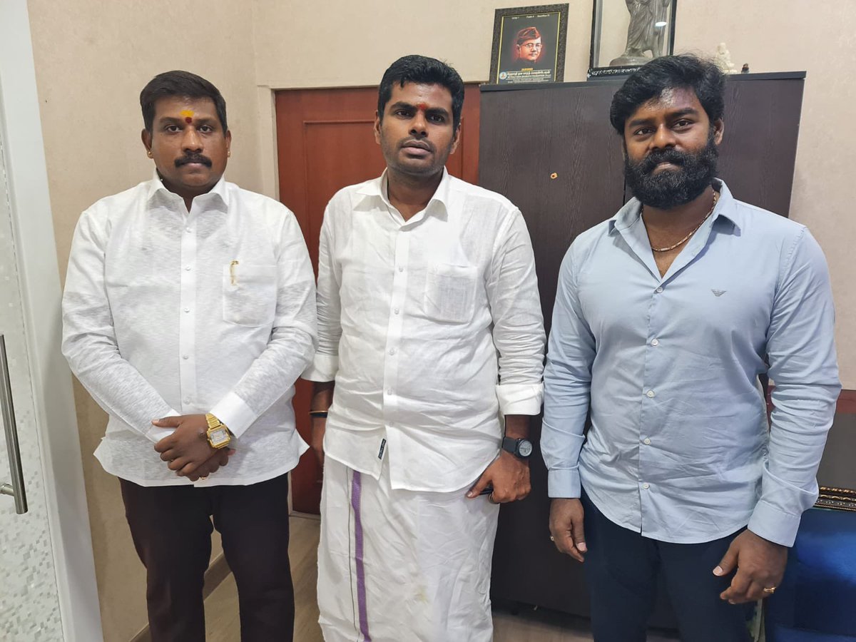 studio9_suresh's tweet photo. எங்கள் பாசமிகு அன்பு @annamalai_k தலைவருடன்🙏 https://t.co/nOwSk68QZI