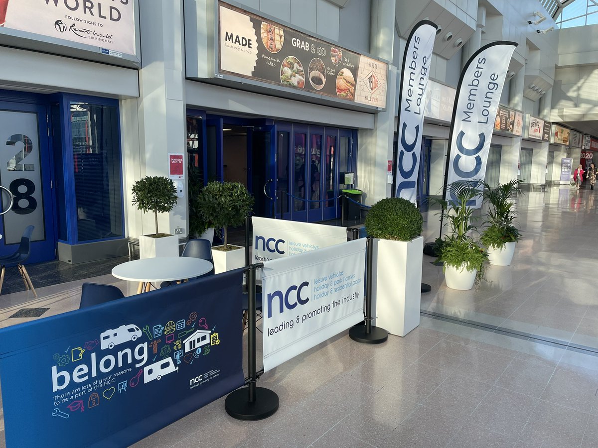 The doors are open! We are welcoming NCC members today in the <a href="/NCCLtd/">The NCC</a> Members Lounge <a href="/NECCaravanShow/">MHome & Caravan Show</a>. Located in Suites 28 &amp; 29 in the main concourse.  Business facilities available and complimentary refreshments. We look forward to welcoming you.