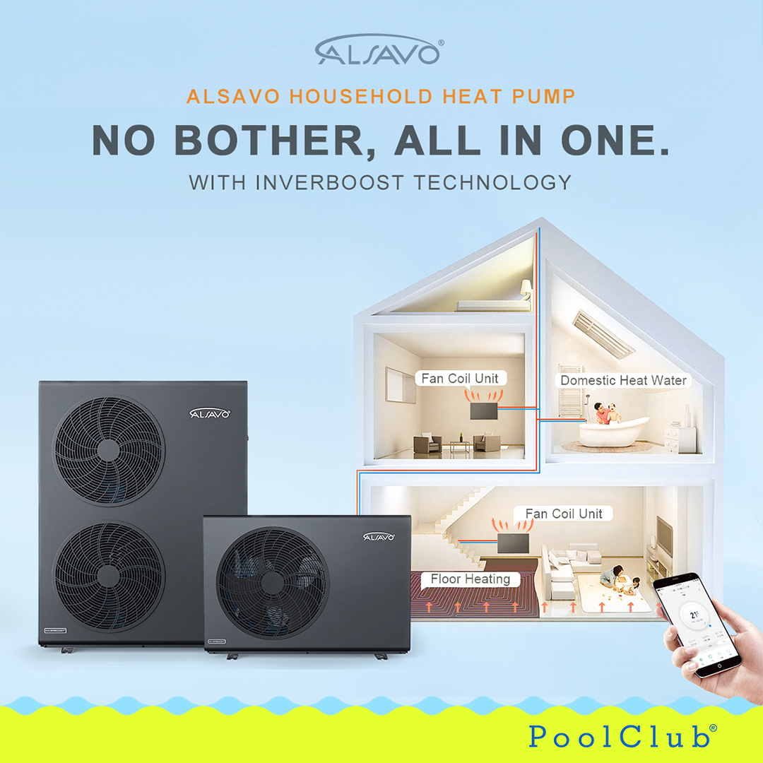 All in one with ALSAVO INVERBOOST technology.House heating from POOLCLUB GmbH.———
#househeating #heater 
#heat #airsourceheatpumps #airsourceheatpump #Luftwärmepumpe #heatpump #hvac #hvacsystem