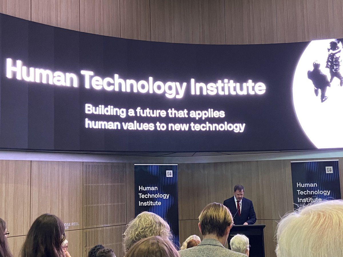 ProfRoyGreen's tweet photo. Wonderful to have Industry &amp; Science Minister #EdHusic launching new Human Technology Institute @UTSEngage With many friends &amp; partners celebrating the occasion @esantow @DrLarryMarshall https://t.co/in4UDBA7oz @HTI_UTS @Atlassian @kpmgaustralia @microsoftau @CSIRO @Innov_Aus https://t.co/4sDh0CChjc