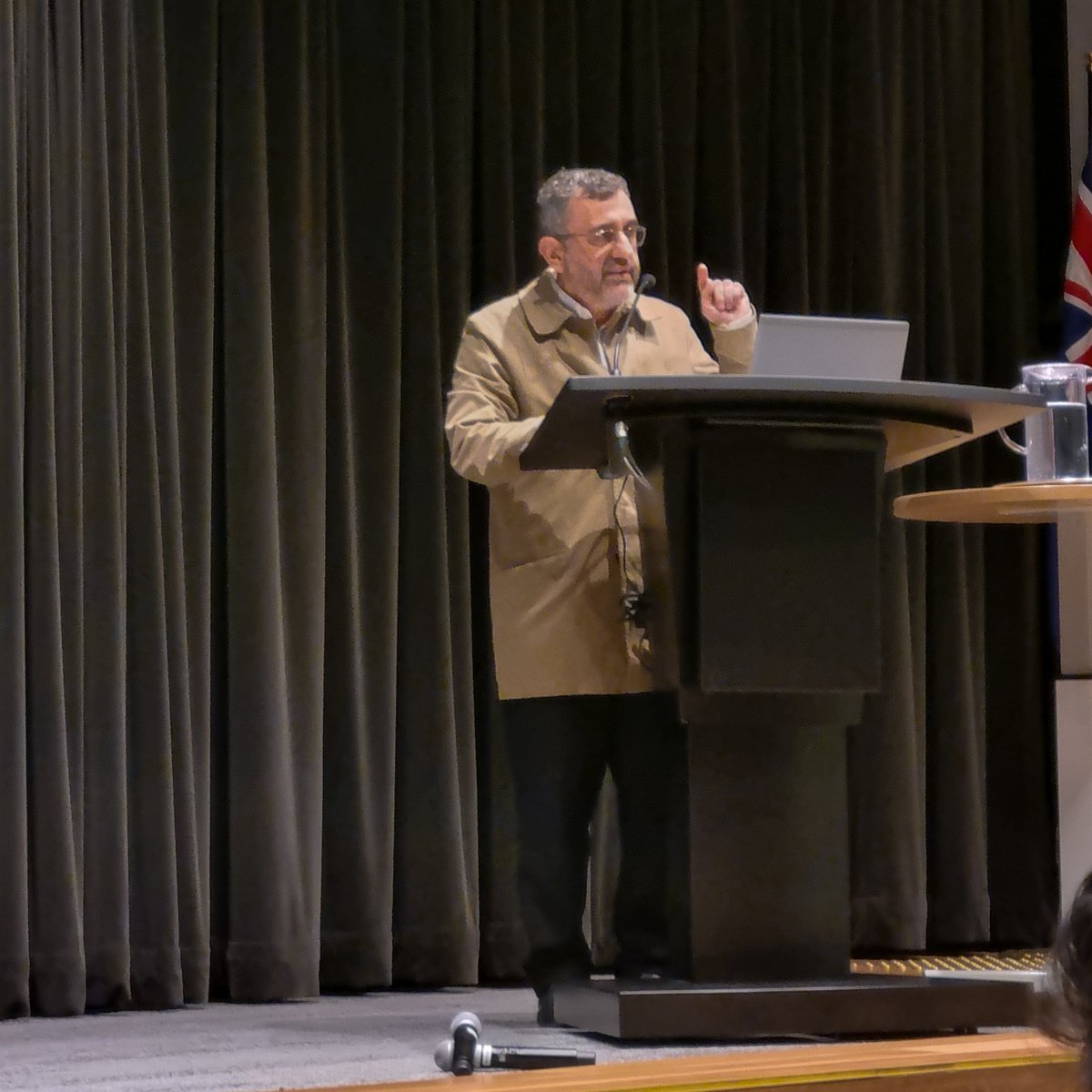 AmanK2042's tweet photo. Great talk by architect @PhilipThalis , Angelo Candalepas and professor of classics Alastair Blanshard at Parliament house today about classical Greece and it's influence on #Sydney. #Architecture https://t.co/fIeQEANDfa