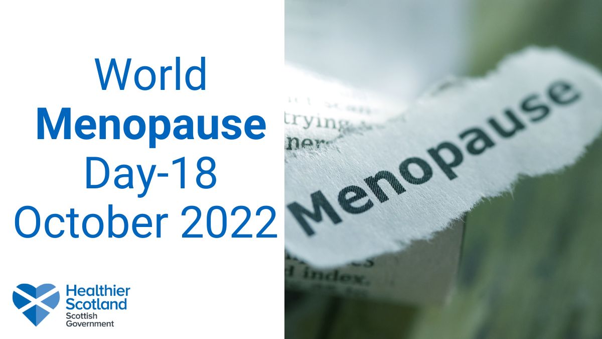 Today is #WorldMenopauseDay The menopause is an important life transition that usually happens between 45 and 55. For some, symptoms are mild and for others they are more severe, however, the timing and symptoms are different for everyone. ➡️nhs24.info/menopause