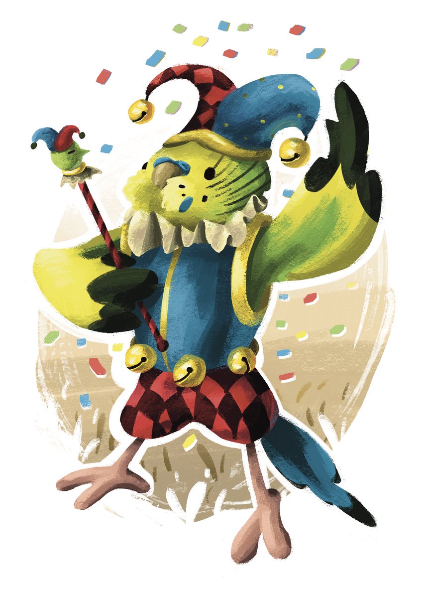 evanskyarts's tweet photo. The Jester.

#art #characterdesign https://t.co/qiLPCSItao