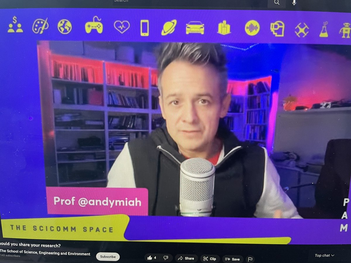 Zeljka Krpetic (@zk_nano) on Twitter photo We are live now with <a href="/andymiah/">Prof Andy Miah | he/him ❤️</a> for the PGR communication workshop exploring different ways researchers communicate nowadays join us here: youtube.com/watch?v=sbQOTM… <a href="/SEESalfordPGR/">SEESalfordUniPGR</a> <a href="/SalfordPGRs/">UoS PGR Studies</a> We are live now with <a href="/andymiah/">Prof Andy Miah | he/him ❤️</a> for the PGR communication workshop exploring different ways researchers communicate nowadays join us here: youtube.com/watch?v=sbQOTM… <a href="/SEESalfordPGR/">SEESalfordUniPGR</a> <a href="/SalfordPGRs/">UoS PGR Studies</a>