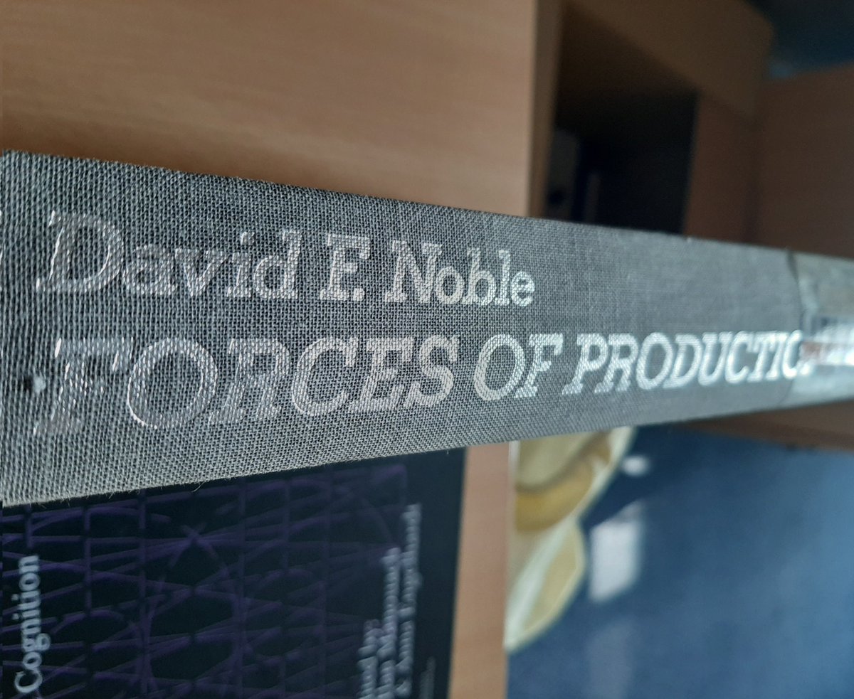 FractaloidConvo's tweet photo. Just arrived - looking forward to photosynthesise this brill volume on the left edited by @IlanManouach and @engelhardt_x on #SyntheticCognition - as much as the second one, #ForcesOfProduction by #DavidNoble kind courtesy of @OddSocksCas's persistent targeted nudgevertising. https://t.co/BdSxj0xvLl