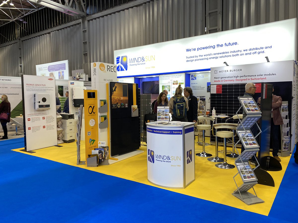 Solar &amp; Storage Live is underway visit us on stand A31. #solarstoragelive  <a href="/SolarStorageUK/">Solar & Storage Live</a>