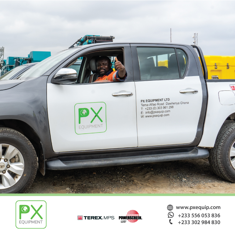 Wherever you are, our trained and experienced service team is ready to assist.

Get in touch today on WhatsApp +233556053836 available 24/7
#aggregate #terexMPS #powerscreen #screeners #screening #crushing #crushers #mining #washing #pxequip #terex #construction #quarry