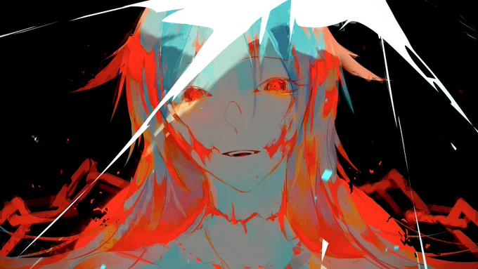 #イラストを4枚貼ると秋風に乗って絵柄を好いてくれる人の元へ届くらしい赤いね 