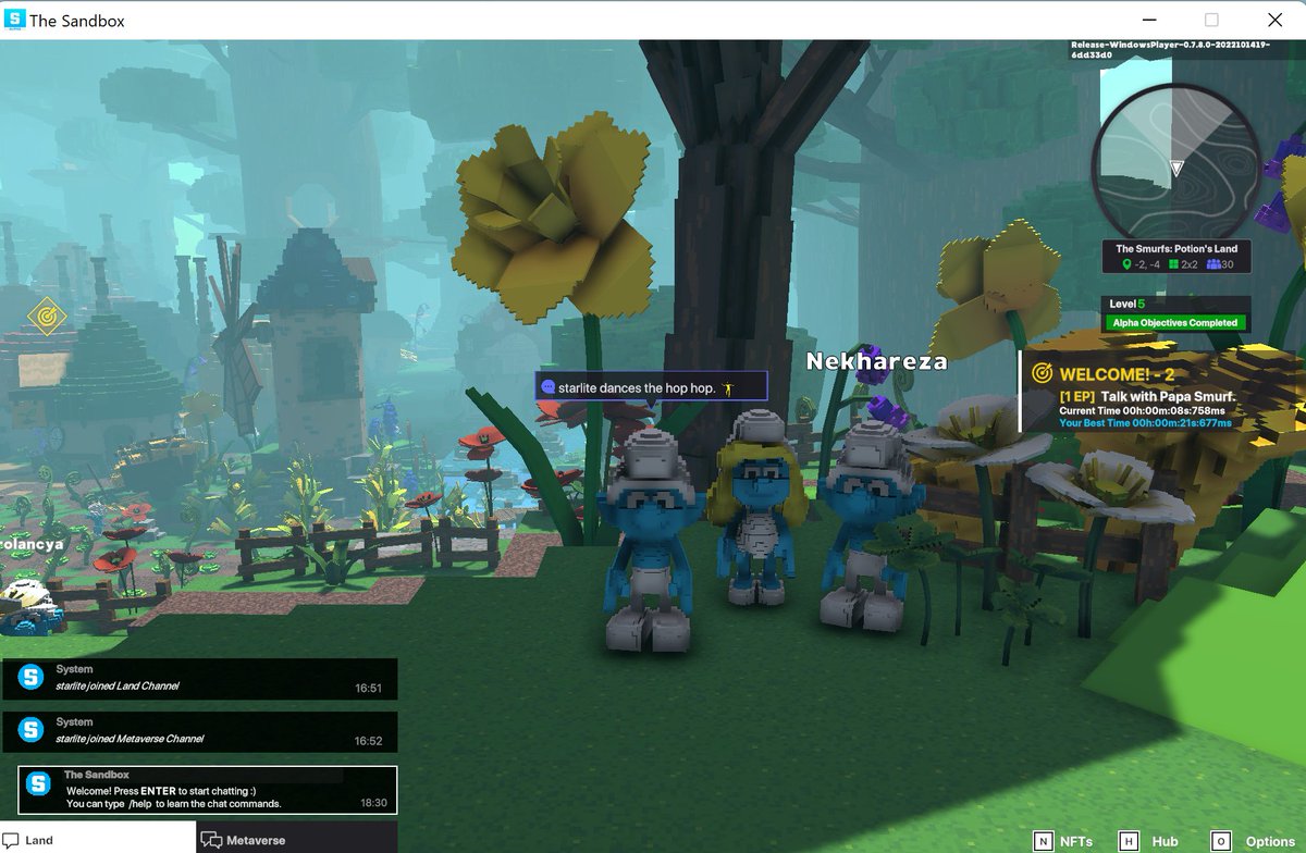 mismo85's tweet photo. @TheSandboxGame I just participated in The Smurfs Giveaway for a chance to win a Season 3 Alpha Pass! Check out my screenshot below! 👇 https://t.co/IGla9nKwzQ