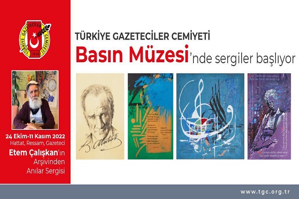 Türkiye Gazeteciler Cemiyeti Basın Müzesi’nde sergiler başlıyor İlk sergi Etem Çalışkan’ın Arşivinden Anılar tgc.org.tr/18-slider/3583