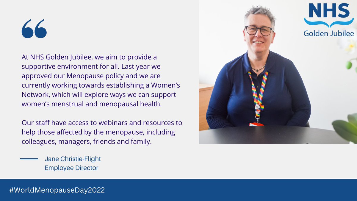 JubileeHospital's tweet photo. Today marks #WorldMenopauseDay2022 
A day where we raise awareness, break the stigma and highlight support available for improving health and wellbeing👇 https://t.co/ZXdvOjLN9N