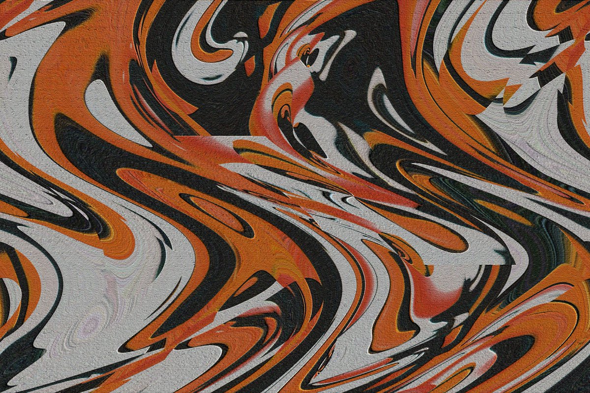 #ContemporaryArt #orange #psychedelic #trippy #abstractart