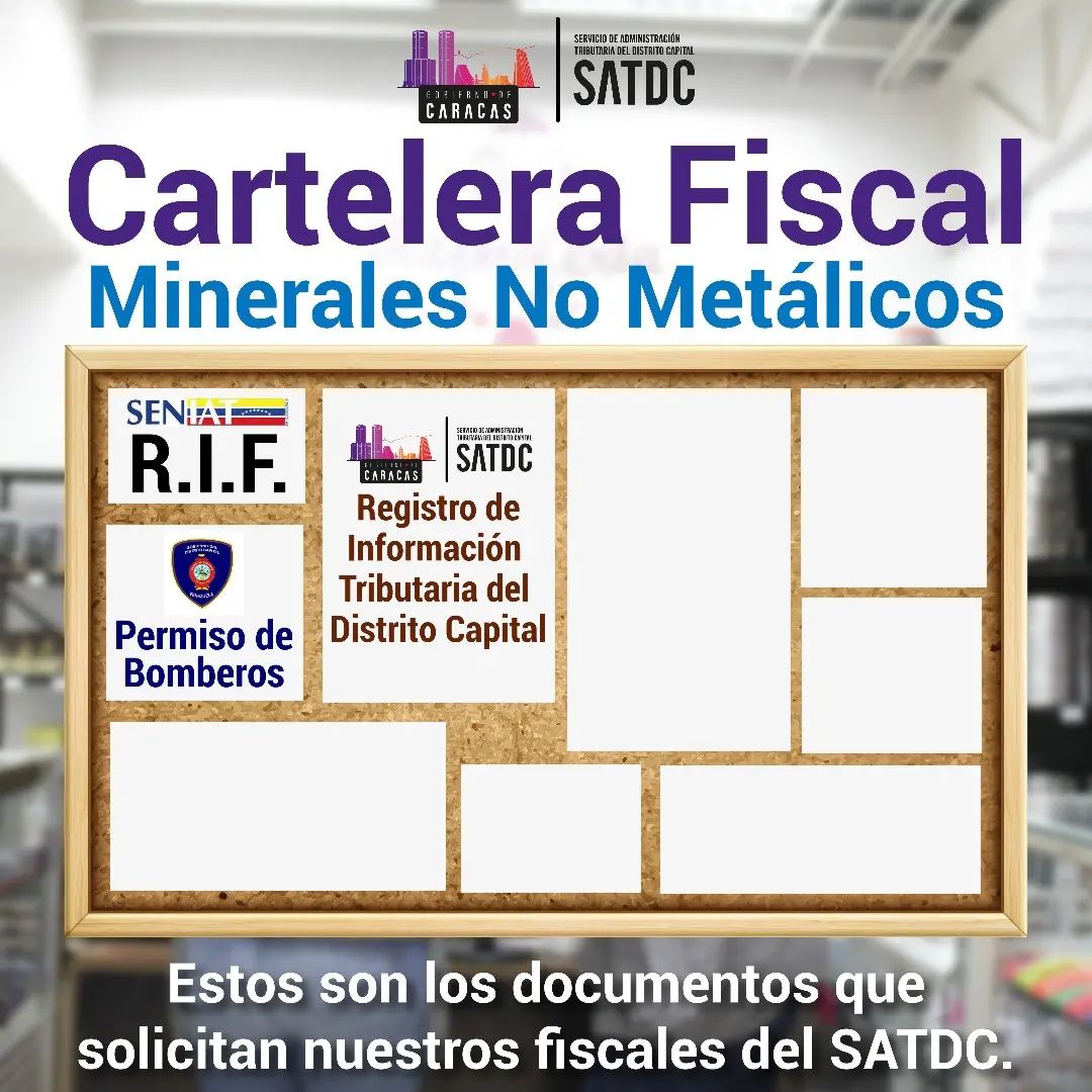 SatdcGdc's tweet photo. Amigo Contribuyente, nuestros Fiscales Identificados del Servicio de Administración Tributaria del Distrito Capital #SATDC solicitarán los siguientes documentos, que deben estar publicados en tu cartelera fiscal.

¡Ponte al día!
¡Evita Sanciones! https://t.co/0Rauk8vEgE