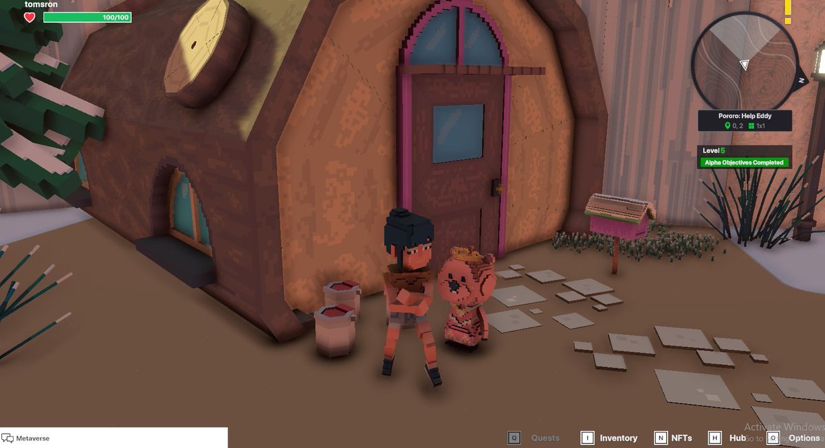 RonToms1's tweet photo. @TheSandboxGame yes ! I just finished my quest on Pororo experience on the #SandboxAlphaS3 for a chance to win a Season 3 Alpha Pass! Here I am with a cute Pororo. Check out my screenshot!

#Pororo https://t.co/MKZ5D57dJz