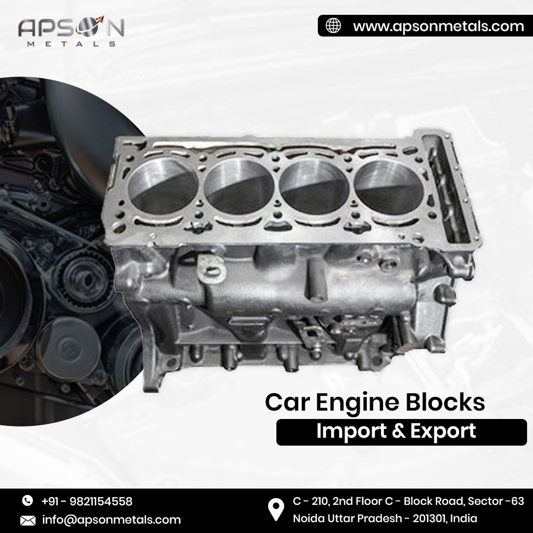 ApsonMetal's tweet photo. 𝗖𝗔𝗥 𝗘𝗡𝗚𝗜𝗡𝗘 𝗕𝗟𝗢𝗖𝗞𝗦
Apson Metals:-The engine block also called the cylinder block or just the block, is the biggest and heaviest part of the engine

☎️: +91-9821154558
🌎: https://t.co/6UHBcn3942
.
#Apson_Metal #steel #steelcoil #rolledsteelcoil #coil #rolled #metals https://t.co/BrsT2l5D2O