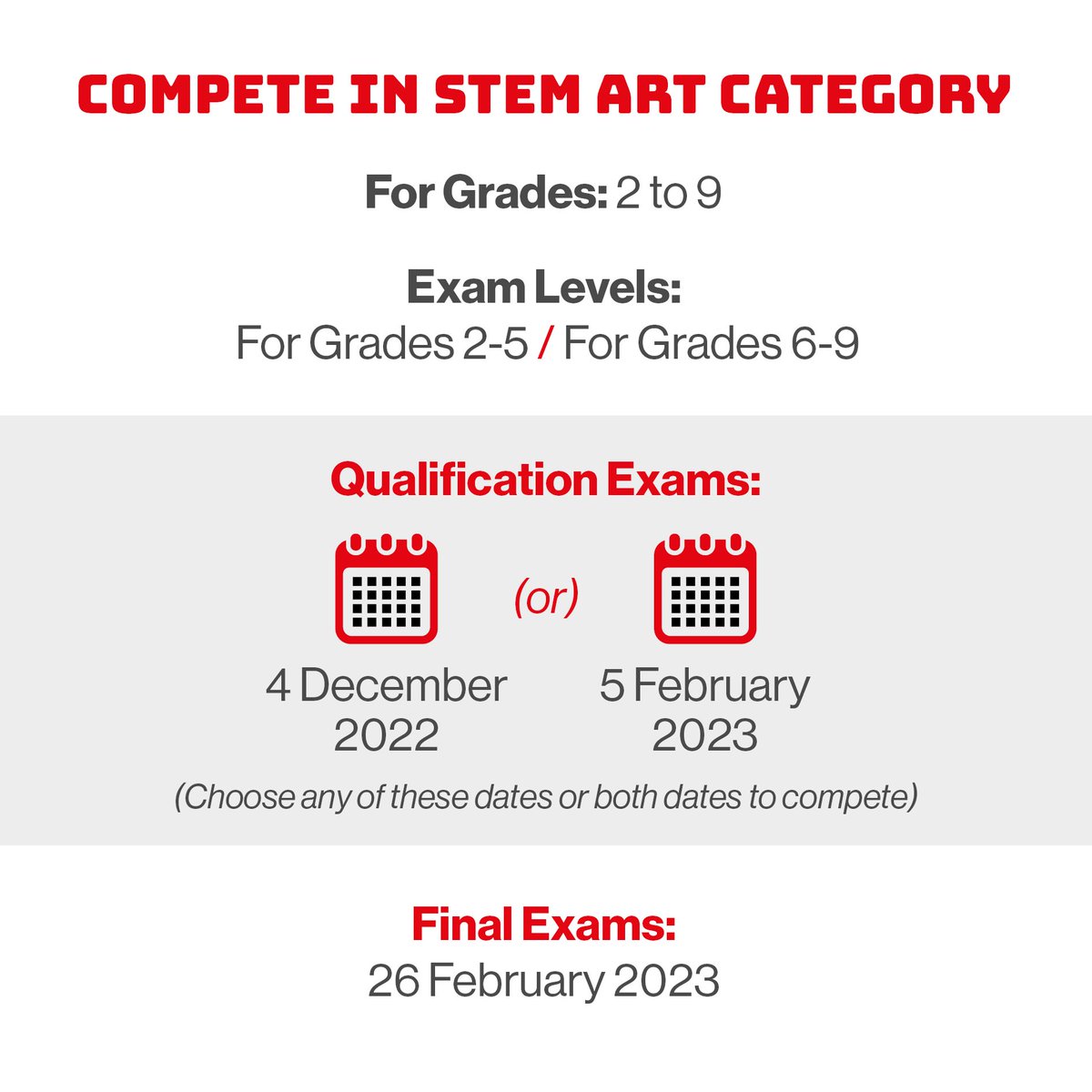 StemOlympiad's tweet photo. HURRY UP! REGISTER NOW!

🌐 https://t.co/9jxxOKFVOK

#stem #steam #science #math #physics #biology #chemistry #awards #certificate #stemeducation #naturalsciences #computer #student #school #education #experiment #challenge #stemolympiad #coding #computerscience #popularscience https://t.co/RGUaRs6m3Y