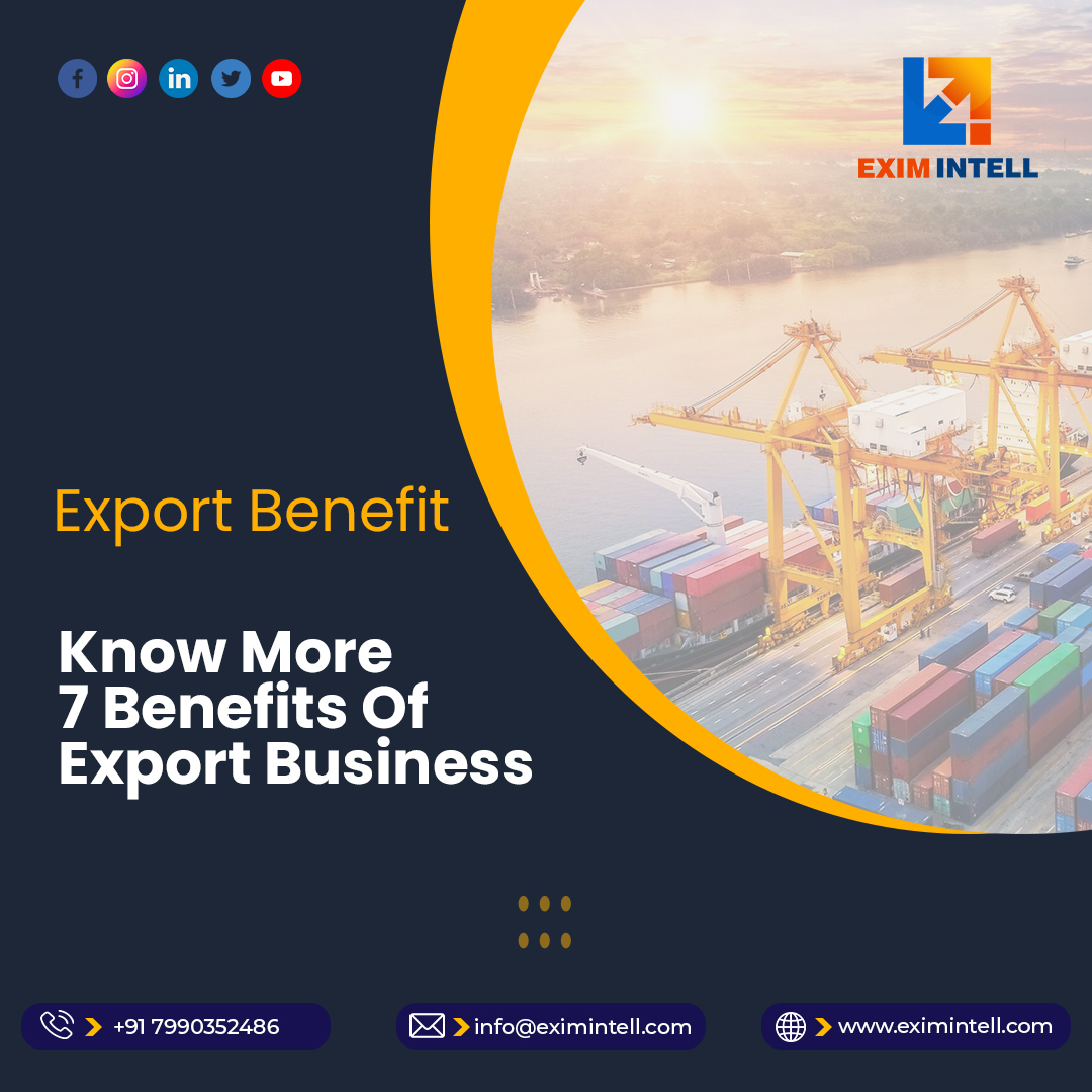 exim_intell's tweet photo. For the Export benefit of the foster that can help for more jobs and increases the consumers spending power, individuals and families.
https://t.co/YYq5VK39Go
#exportbenefit #exportbusiness #eximintell #exportconsultant #ExportImportBusiness #internationaltrade #EximTraining https://t.co/QKCNEjM0uZ