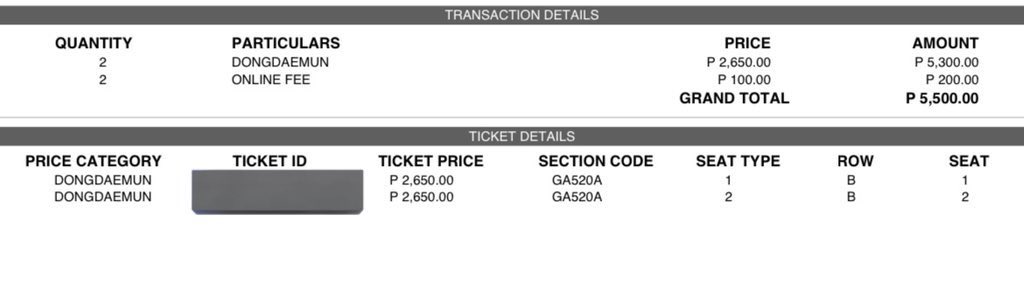 Maica415's tweet photo. WTS/LFB
FOR SALE
2 Dongdaemun Tickets
GA520A Seat 1 & 2 (magkatabi po to)
Selling at Original Price (P5,500)
RFS: Schedule Conflict
FREE SF
can ship thru lalamove/meetup @ sm sta mesa
#HALLYUWEENPH2022 #CLPH #GahoPH #EpikHighPH #PentagonPH #BGYO https://t.co/hOPhG55jES