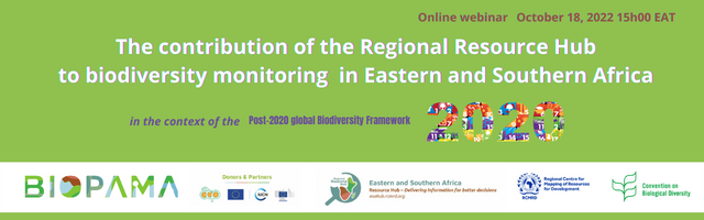 RCMRD_'s tweet photo. You are invited to join us today October 18 at 3 pm EAT for this online webinar. Event is free, registration is needed.  
#Post2020 #Biodiversity #Protectedareas #COP15 #BIOPAMA #IUCN #CBD  
https://t.co/COBigRJroj https://t.co/lXC0nHOXok