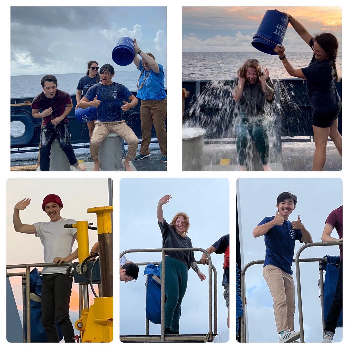 LarvalLab's tweet photo. Three new Alvin divers on the last cruise of the #SALTlarvae project! This is the first dive of many for these future deep-sea scientists! https://t.co/aEozcRIEj7