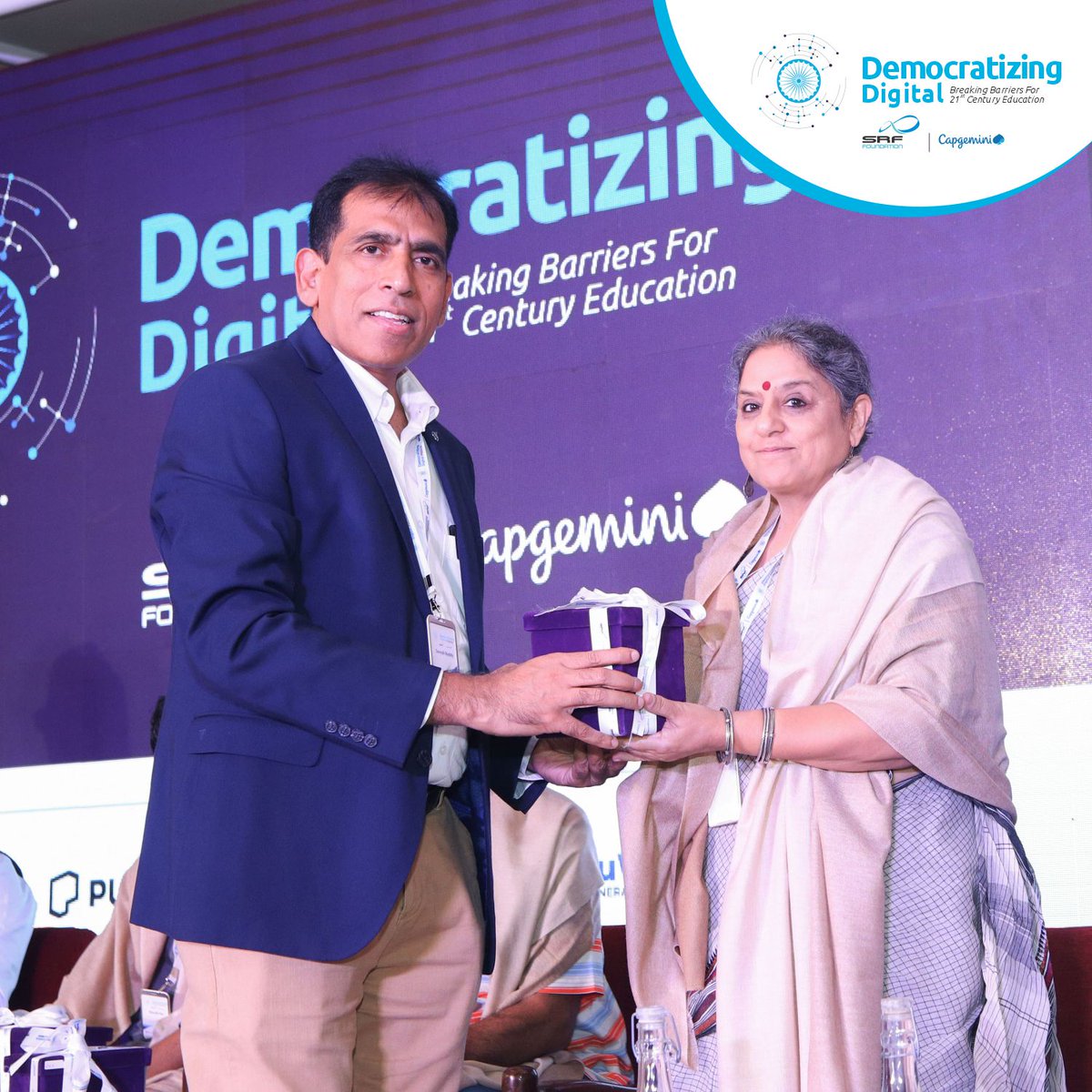 SRFFoundation's tweet photo. Here's a glimpse of what the national conference on 'Democratizing Digital: Breaking Barriers for 21st Century Education' looked like. If you want to find out more, watch the conference now https://t.co/pN0DUSLIY1

#DemocratizingDigital #DigitalIndia @CapgeminiIndia https://t.co/SP2wfAHy0W