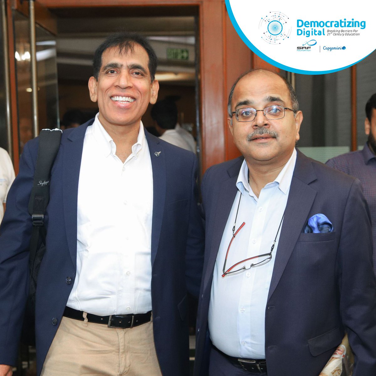 SRFFoundation's tweet photo. Here's a glimpse of what the national conference on 'Democratizing Digital: Breaking Barriers for 21st Century Education' looked like. If you want to find out more, watch the conference now https://t.co/pN0DUSLIY1

#DemocratizingDigital #DigitalIndia @CapgeminiIndia https://t.co/SP2wfAHy0W