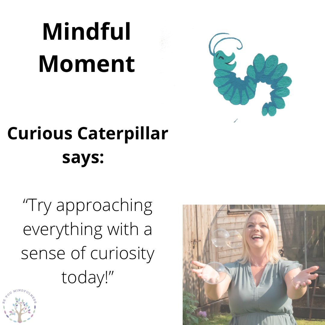 BuMindfulness's tweet photo. Today, try approaching everything with CURIOSITY. 
Why?
Well, curiosity: 

❤️ opens up new possibilities
❤️ makes your mind observant to new ideas
❤️ brings a sense of wonder and excitement to life
❤️ makes your mind active rather than passive
Try it out. https://t.co/wtRiR3fp29