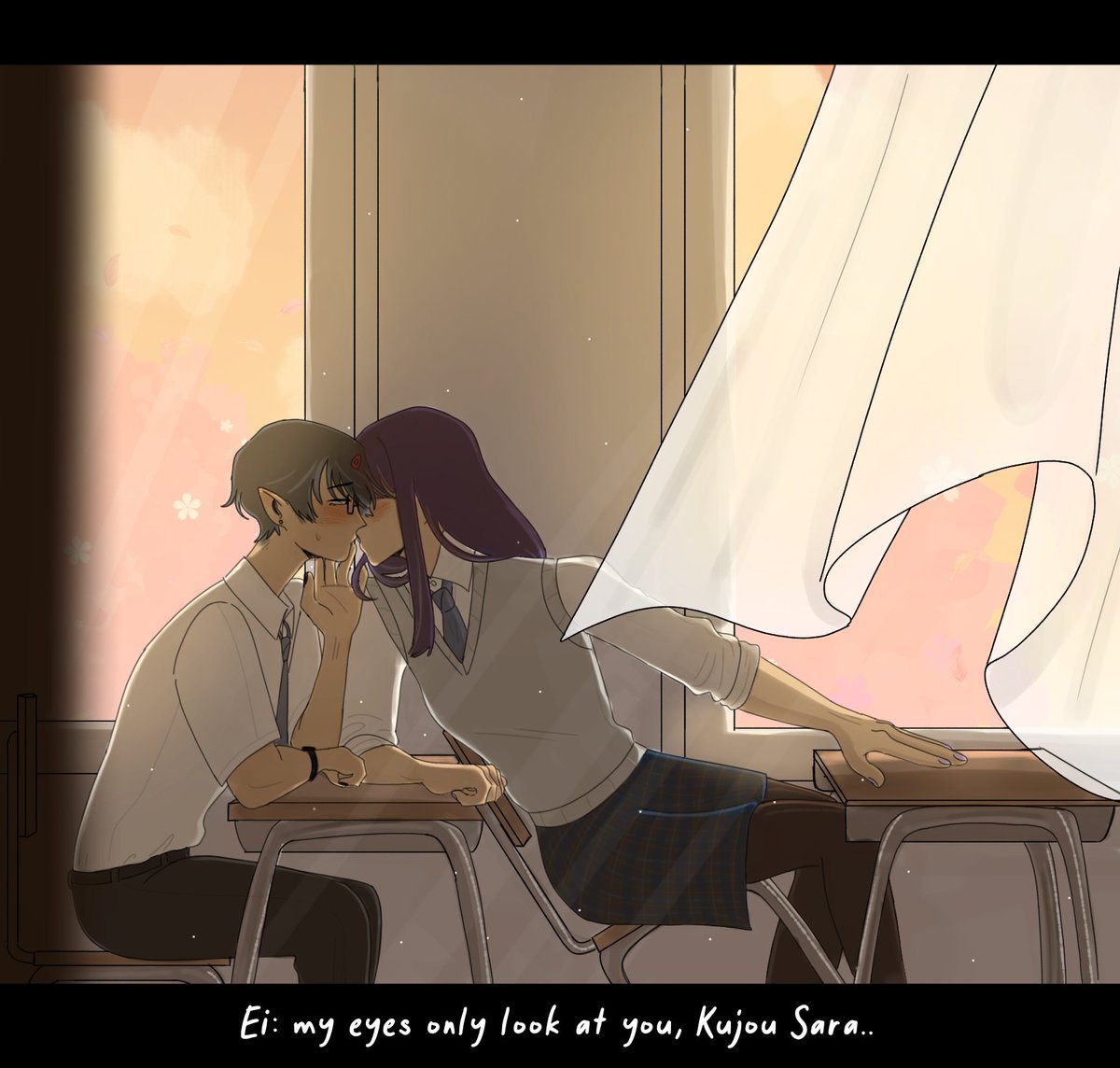rendyels9's tweet photo. eisara high school #eisara #kujousara #RaidenEi https://t.co/eOGlw5fPMy