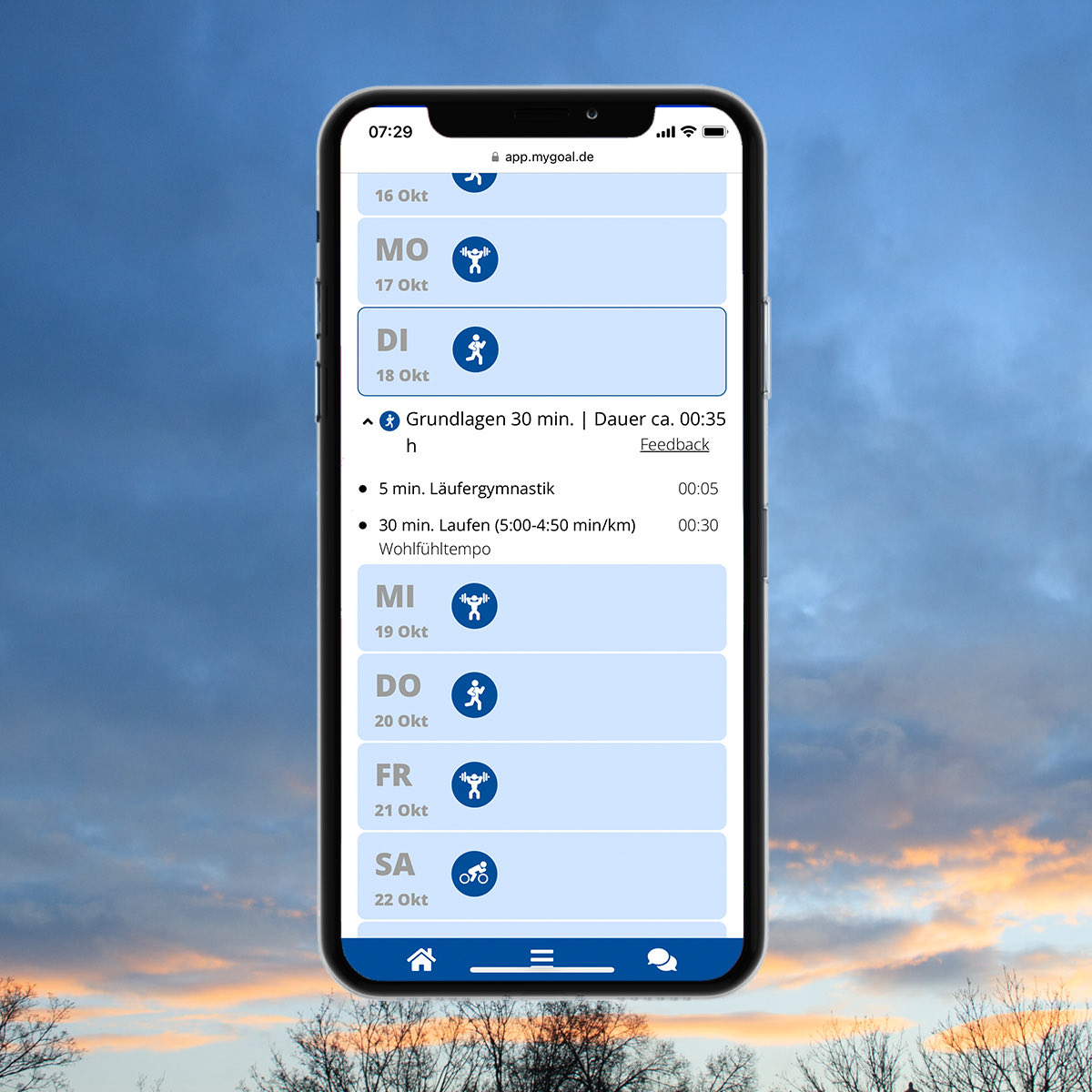 MyGoalTeam's tweet photo. Guten Morgen! Für jeden anders: Das Wohlfühltempo*. Wir finden es mit dir heraus und bringen dich mit einem strukturierten Plan auf ein neues Level. 

*Laufen ohne Schnaufen

#MyGoalTraining
#TrainingToday
#KommgesundinsZiel https://t.co/3zRLerRB8t