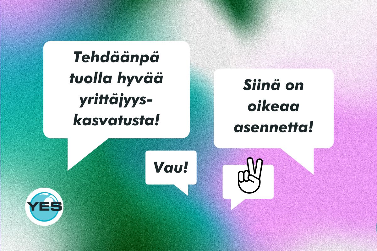 Kuka tai mikä tekee mielestäsi hyvää yrittäjyyskasvatustyötä? Ehdota vuoden YES Agenttia 2022:

yesverkosto.fi/kuka-tai-mika-… 

#yrittäjyyskasvatus #YESverkosto
