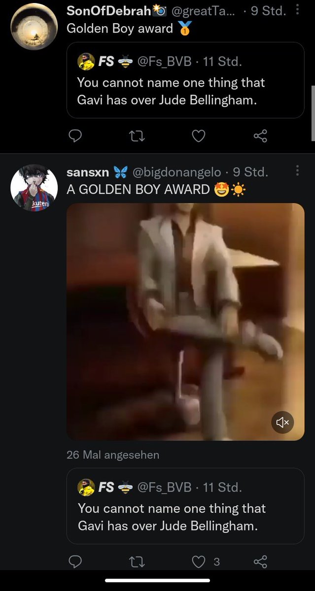 If Gavi is so clear of Bellingham why is this your only argument?