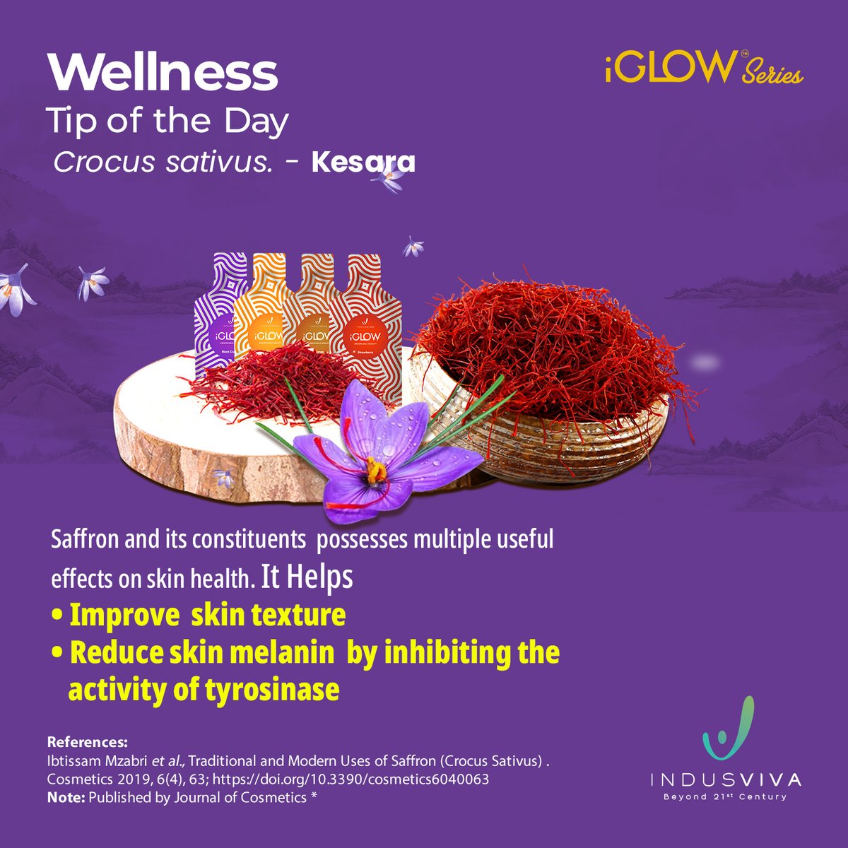 IndusvivaPvt's tweet photo. Lesser-known facts: During his Asian campaigns, Alexander the Great used Persian saffron in his infusions as a curative for battle wounds.
👉👉Visit Website : https://t.co/NyDfu2PH8i
#iglow #glowing_skin #skincareproducts #Kesara #beauty #glow #vivaiglow #indusviva #vibrantviva https://t.co/yO1oj6zxKT