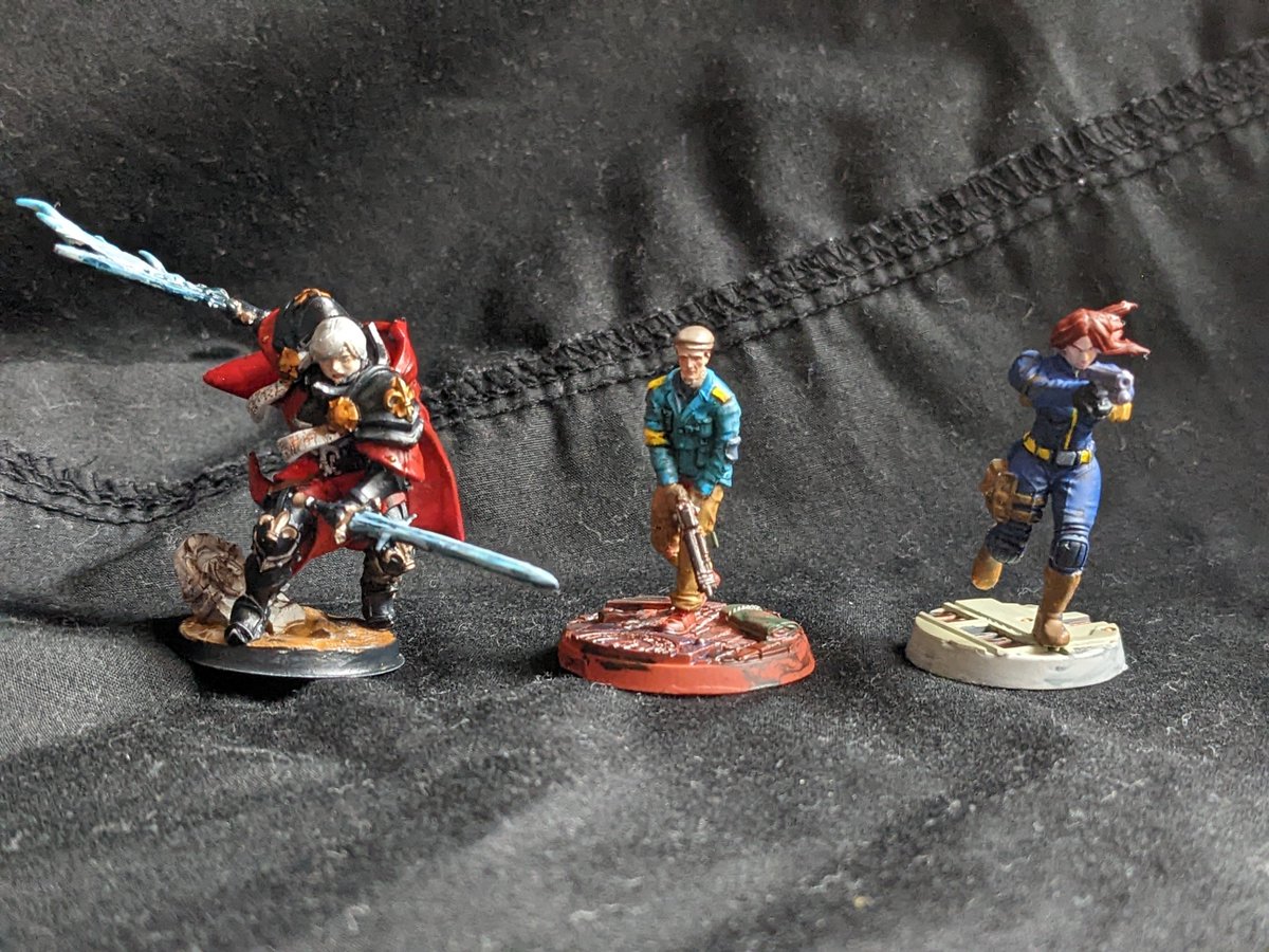 Wind_or_KAZe's tweet photo. 昨日までの作業晒し。あとでリタッチしたら投了。
#bitebullet #modiphius #papsikels https://t.co/6oE72am8pW