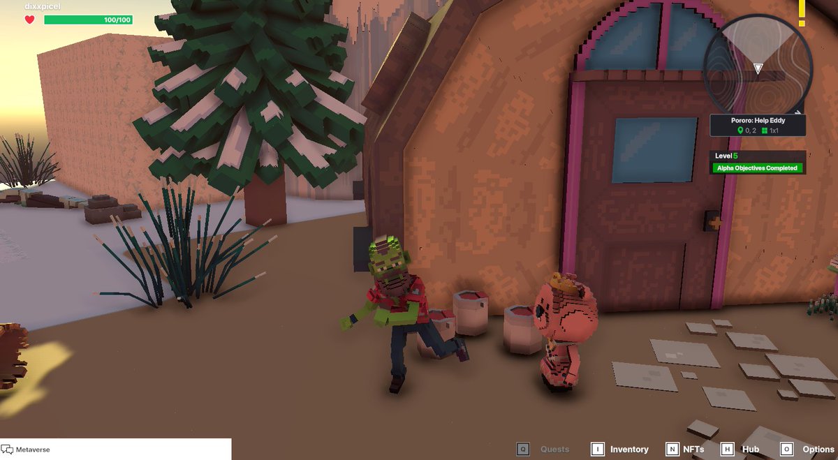 DixxPixel's tweet photo. @TheSandboxGame yes ! I just finished my quest on Pororo experience on the #SandboxAlphaS3 for a chance to win a Season 3 Alpha Pass! Here I am with a cute Pororo. Check out my screenshot!

#Pororo https://t.co/HUSHn1DVD4