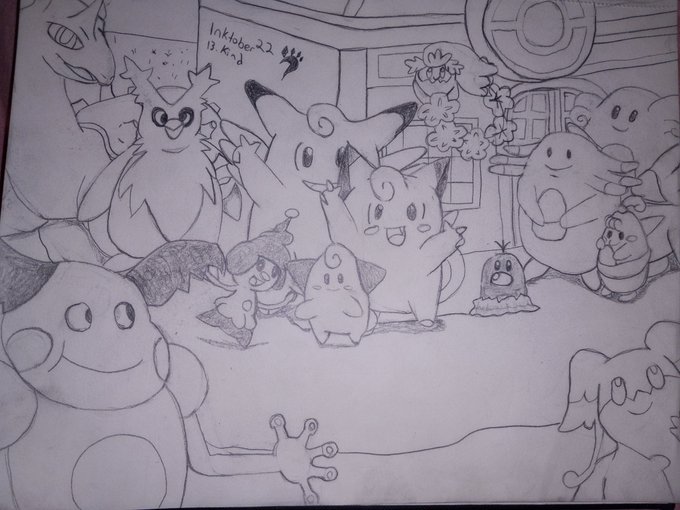 #inktober2022 prompt 13 kind. Did different friendly and kind pokemon outside of a pokemon center.  #drawing<a href="/tag/inktober2022"class="tags">#inktober2022</a><a href="/tag/drawing"class="tags"><span>#drawing</span></a><a href="/tag/pokemon"class="tags"><span>#pokemon</span></a><a href="/tag/pokemoncenter"class="tags"><span>#pokemoncenter</span></a><a href="/tag/inktober"class="tags"><span>#inktober</span></a><a href="/tag/p"class="tags"><span>#p</span></a>