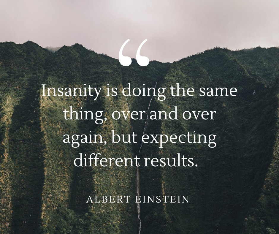 TraumaRecovery_'s tweet photo. Insanity is doing the same thing, over and over again, but expecting different results -  Albert Einstein 

Know More -> https://t.co/8GaLXx9m1o

#love #loveislove #trauma #recovery #traumarecovery #medicine #cure #understanding #relationships #success #positivethinking https://t.co/4rWBbZP39E