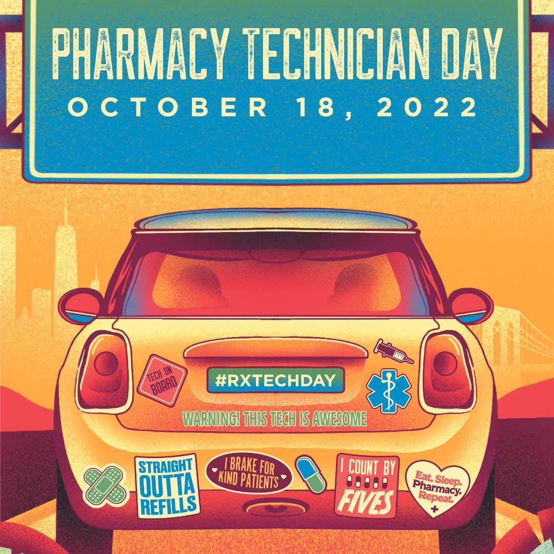 Happy #PharmacyTechnician Day to all the fabulous pharmacy technicians across the globe. I am proud of the difference we make. A day to showcase, celebrate & promote the wonderful diversity our pharmacy tech profession offers.
@APTUK1 @Leic_hospital @UHLPharmacy @PTCB #RxTechDay