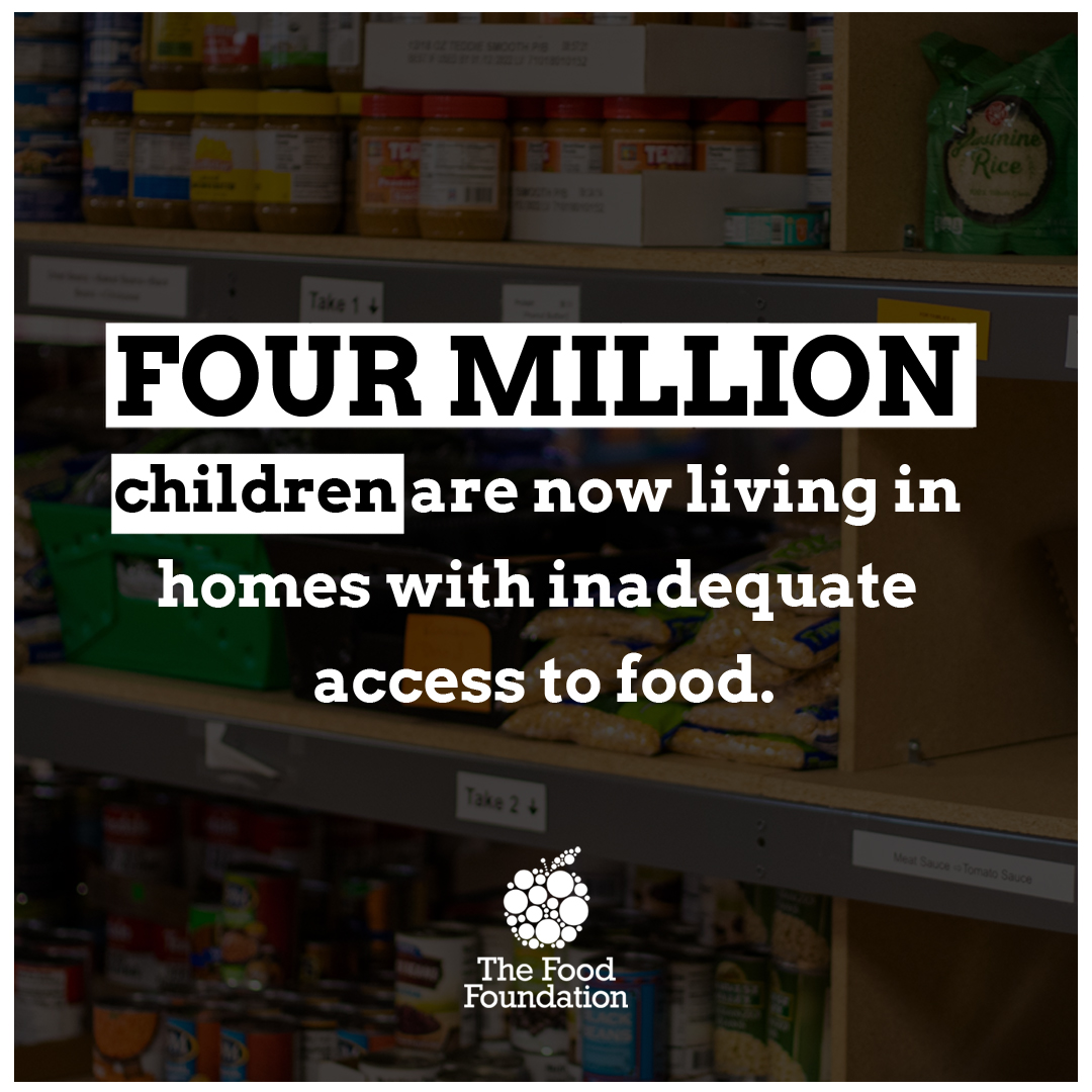 Food_Foundation's tweet image. 📈 Food insecurity has doubled since January meaning FOUR MILLION children are now living in homes without adequate access to food.

Read our latest data here: bit.ly/3971hCM
#CostOfLivingCrisis #FeedtheFuture #FoodInsecurity