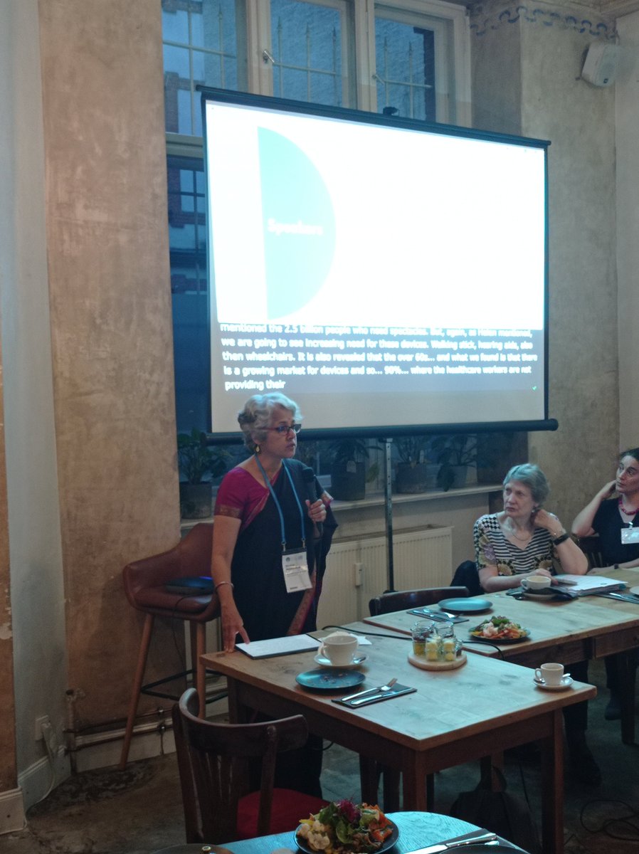 AurelieADC's tweet photo. @doctorsoumya on the @WHO report on #AssistiveTechnology: '2.5 Billion people need it'.
'Scaling up access to AT goes beyond the responsibilities of each sector - education, health, etc. Just like #nutrition'
#WHS2022 @_ATscale 
@UNOPS @PascalBijleveld https://t.co/5fVA3zhw1G