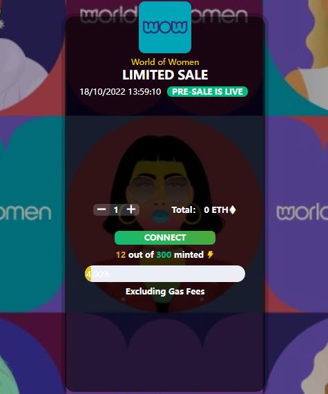 JamesMiteng's tweet image. 🚨 Because of the bear market 🚨

🎁 We decided to give away 300 WL places 🎁

🚀 WL＝feermint 🚀

📢Quick Minting  if you are mentioned by us (only 300 NFTs on Twitter members)

Minting link below👇 
🔗worldofwomennfft.xyz