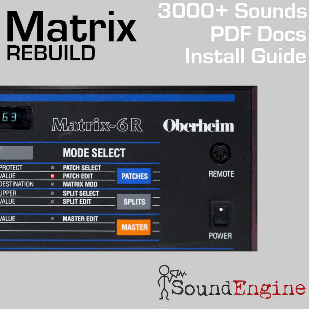 soundenginecom's tweet photo. The SoundEngine "Rebuild" with 3000+ Oberheim Matrix 6/1000 Sounds

Crazy pricing at $4.99US

https://t.co/ofb4hb3w9g 

#Oberheim #Matrix #Matrix6 #Matrix1000 #SoundEngine #Analog #VintageSynth #Synthesizer https://t.co/TIs4GyHXuD https://t.co/NftV3aYz7C