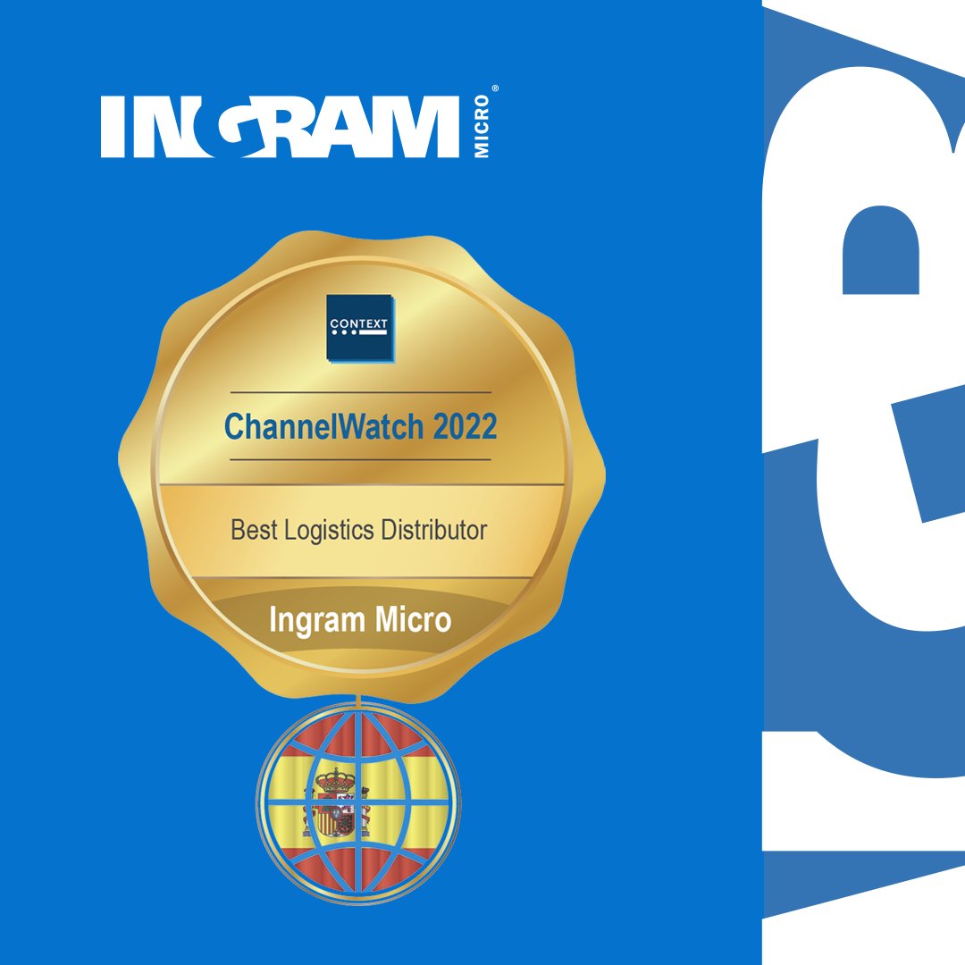 IngramMicroES's tweet photo. Ingram Micro consigue el prestigioso premio #CONTEXT #ChannelWatch al Mejor Distribuidor Logístico de 2022.
🔗 Noticia completa: https://t.co/r5XkRF8NoJ
@contextworld https://t.co/v91kPTJBCF